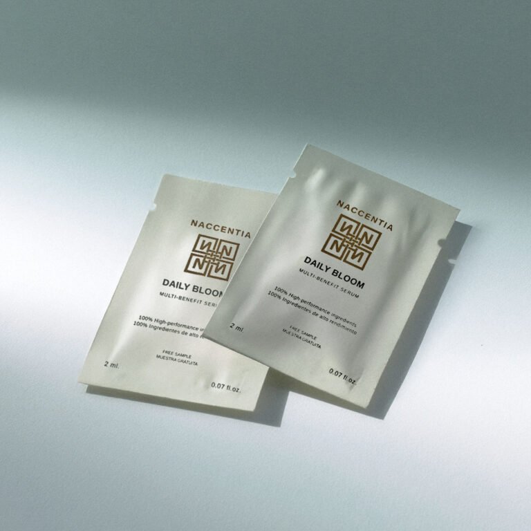 Naccentia client services – complimentary luxury skincare samples included